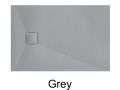 Receveur de douche avec grille de bonde coordonn�e � la couleur du bac de douche - CHIC COVER blanc 120