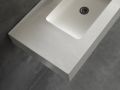 Plan double vasque, lavabo 120 cm, suspendu ou à encastrer - LEEDS XXL 120