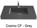 Plan vasque, 120 x 46 cm, vasque caniveau - COSMO 50