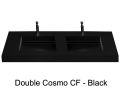 Plan double vasque, 120 x 50 cm , lavabo caniveau - COSMO 50 Double