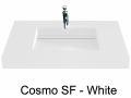 Plan vasque, 100 x 50 cm, vasque caniveau - COSMO CF 50
