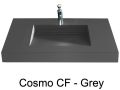 Plan vasque, 160 x 50 cm, vasque caniveau - COSMO CF 50