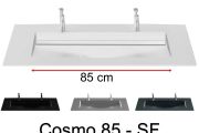 Plan double vasque, 141 x 46 cm , vasque caniveau - COSMO 85 SF