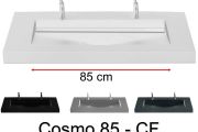 Plan double vasque, 100 x 50 cm , vasque caniveau - COSMO 85 CF