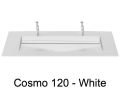 Plan double vasque, 161 x 46 cm , vasque caniveau - COSMO 120 SF