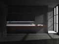 Plan vasque, 300 x 50 cm, trois vasques intgres - CONTRAT X3