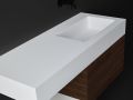 Plan vasque, 350 x 50 cm, vasques int�gr�es - CONTRAT X1