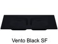 Plan vasque double, 100 x 50 cm, suspendue ou  poser, en rsine minrale - VENTO 40 DOUBLE