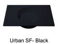 Plan vasque, 120 x 46 cm, suspendu ou  poser, de forme rond - URBAN 35