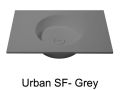 Plan vasque, 120 x 46 cm, suspendu ou  poser, de forme rond - URBAN 35