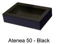 Kolorowa umywalka kompaktowa 50 x 30 cm z zywicy mineralnej - ATENA 50