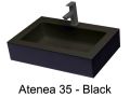 Håndvask, farver, 50 x 35 cm, mineralharpiks - ATENA 35