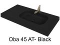 Vaskestativ, 50 x 120 cm, ophÃ¦ngt eller forsÃ¦nket, i mineralharpiks - OBA 45
