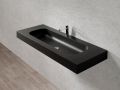 Dubbele kaptafel, 50 x 150 cm, hangend of verzonken, in minerale hars - OBA 142