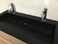 Dobbelt håndvask top, 50 x 100 cm, håndvask 30 x 90 cm - COPER 90