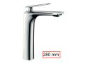 Robinet mitigeur design, hauteur 168 ou 280 mm - BARCELONE CHROME