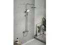 Colonne de douche, Mitigeur, Rond 20 cm - MAJORQUE CHROME