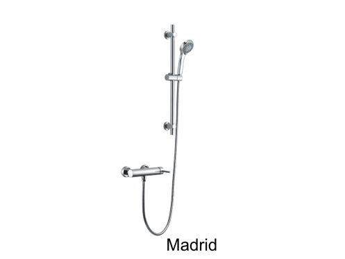 Wandrek douche, ééngreeps mengkraan - MADRID CHROOM