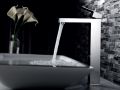HÃ¥ndvaskhane, mixer, med firkantede linjer - OVIEDO CHROME