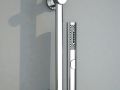 Douche encastrable, mitigeur et pommeau rond 25 cm - ELCHE CHROME
