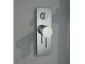 Douche encastrable, mitigeur et pommeau rond 25 cm - ELCHE CHROME