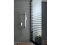 Wbudowany prysznic, bateria i pokrętło dekoracyjne - BADALONA CHROME