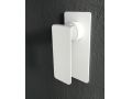 Ingebouwde douche, witte matte mengkraan en designknop - BADALONA BLANC