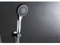 Wbudowany prysznic, bateria i okrÄ…gÅ‚a gaÅ‚ka Ã˜25 cm - LEON CHROME