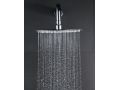 Indbygget brusebad, mixer og rund knap Ã˜25 cm - LEON CHROME