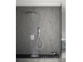 Douche encastrable, mitigeur et pommeau 25 x 25 - HUELVA CHROME