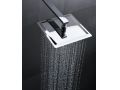 Douche encastrable, mitigeur et pommeau 25 x 25 - HUELVA CHROME