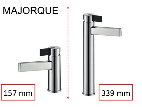 Originele mengkraan, hoogte 157 of 339 mm - MAJORQUE CHROOM