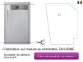 Receveur de douche caniveau, en rsine minrale Solid Surface - KANY 