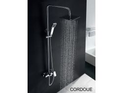 Robinetterie baignoire douche, melangeur - CORDOUE CHROME