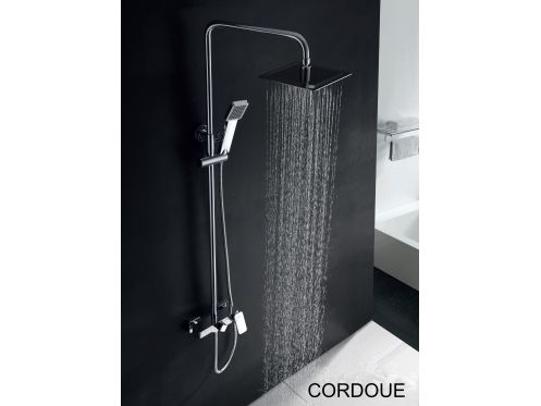 Robinetterie baignoire douche, melangeur - CORDOUE CHROME