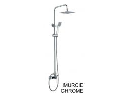 Colonne de douche, Mitigeur melangeur, Style droit / carré - MURCIE CHROME