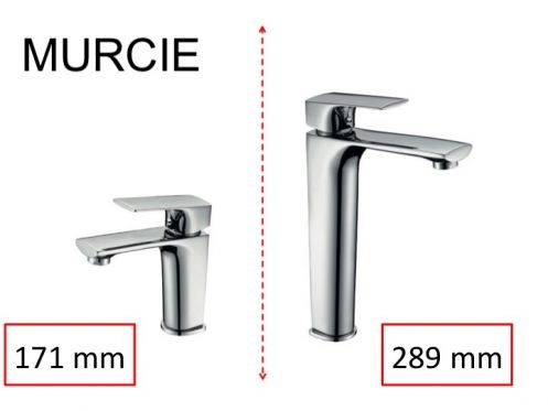 Blandebatteri, hÃ¸jde 171 eller 289 mm - MURCIE CHROME
