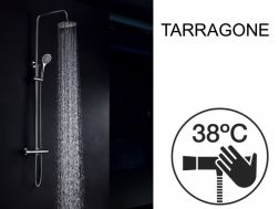 Colonne de douche, thermostatique - TARRAGONE CHROME