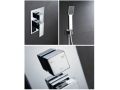 Douche encastrable, mitigeur et plafonnier avec cascade - ORENSE CHROME