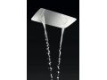 Douche encastrable, mitigeur et plafonnier avec cascade, pluie et micro pluie  - SANTANDER CHROME