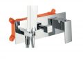 Wbudowany prysznic, mikser i gaÅ‚ka 25 x 25 - GERONE CHROME