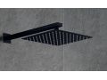 Wbudowana gÅ‚owica prysznicowa, termostatyczna i deszczowa 25 x 25 - CADIX BLACK