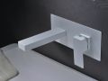 Ukryty kran naÅ›cienny, bateria mieszajÄ…ca, dÅ‚ugoÅ›Ä‡ 175 mm - COMPOSTELLE WHITE