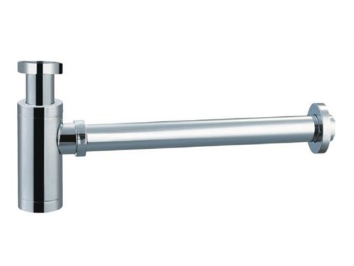 Siphon lavabo laiton - Chrome