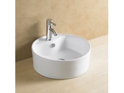 Vasque Ø 460 mm, en céramique blanc - ELEGANCE