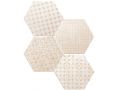 MARRAKECH MOSAIC 15x15 cm - Carrelage hexagonal sol et mur, au style oriental, mauresque