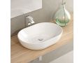 Vasque lavabo, 600 x 400 mm, en c�ramique blanc - MONACO 60