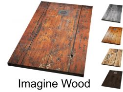 Receveur de douche, décoré avec une image personnalisé - IMAGINE WOOD