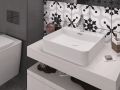 Vasque lavabo, 500 x 420 mm, en c�ramique blanc - SIL