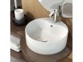 Vasque lavabo, � 410 mm, en c�ramique blanc - ROUND 41